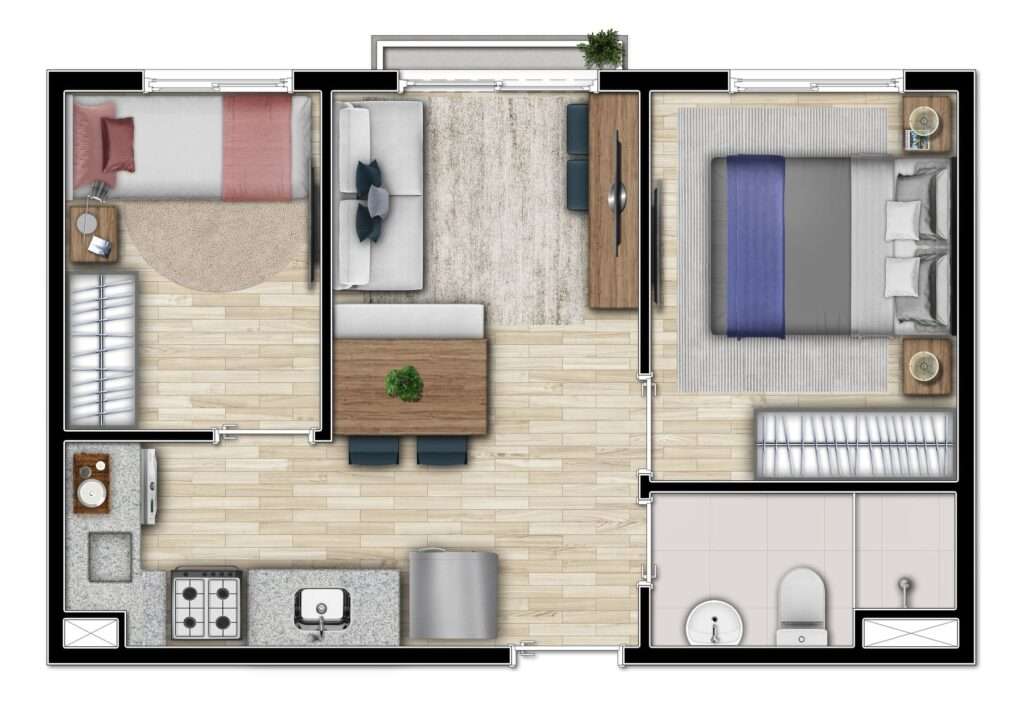 Planta Final D11 (2 dorm)